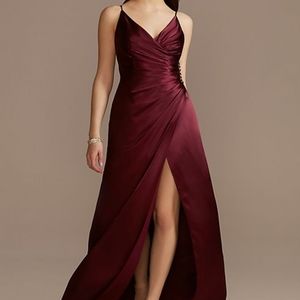 Satin Bridesmaid Dress